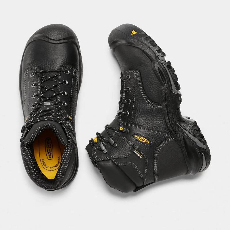 Keen ブーツ | キーンマウントバーノン6 "ソフトトゥ ワーク ブーツ メンズ 黒 | 152734-VQD